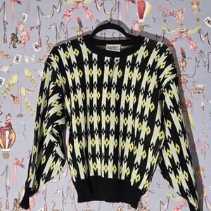 Black and yellow vintage 80s